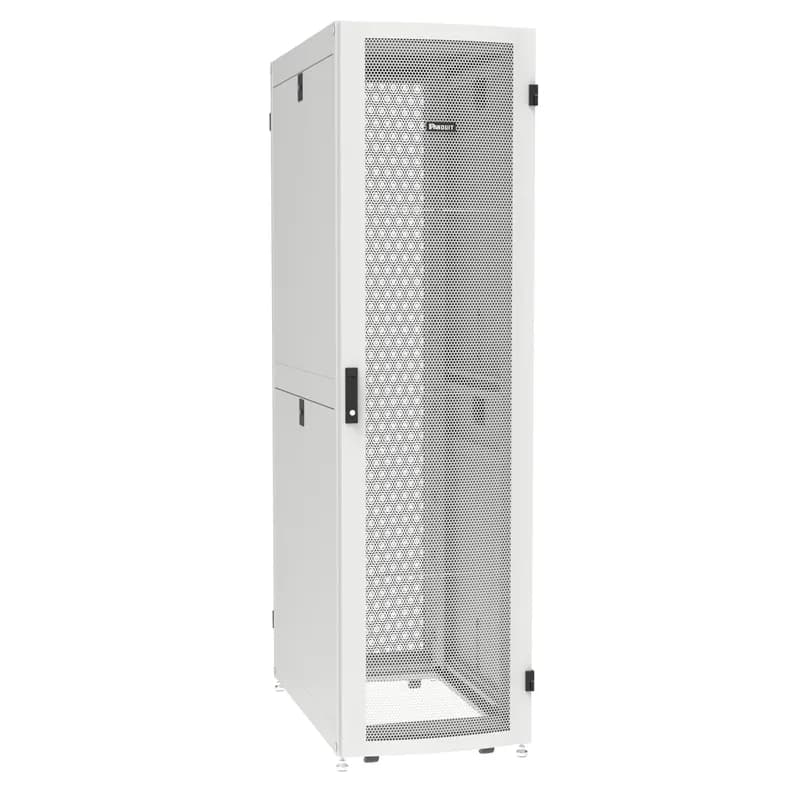 NET-VERSE CABINET, 600MM X 42RU X 1000MM, WITH SIDE PANEL, WHITE