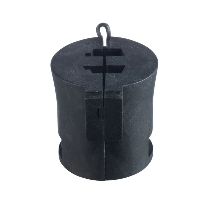 The Cable Entry Systems offer a safe, organized method to transition cable and hoses through enclosures and electrical equipment, providing strain relief while maintaining IP/NEMA ingress sealing ratings. The CEGASIX2 is a medium cable bushing to accommodate two ASI bus cables. Color is Black TPE and the Standard Package Quantity is 4 PC.