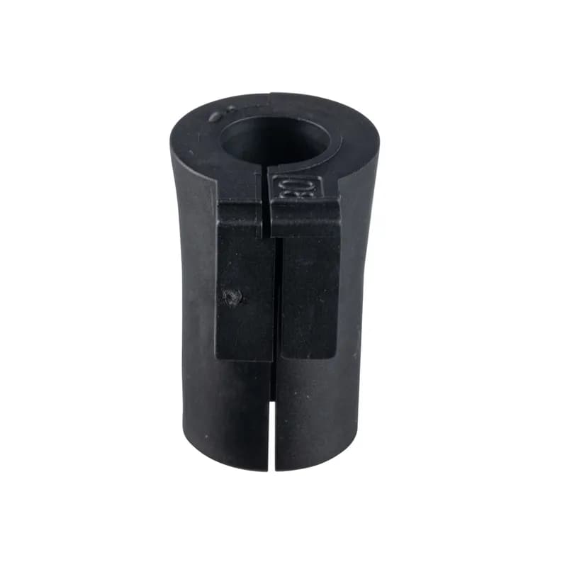 The Cable Entry Systems offer a safe, organized method to transition cable and hoses through enclosures and electrical equipment, providing strain relief while maintaining IP/NEMA ingress sealing ratings. The CEG-08X1 is a small Cable Entry Grommet with one opening and is for cable diameters 0.31" (7.9 mm) to 0.35" (8.9 mm). Color is Black TPE and the Standard Package Quantity is 12 PC.