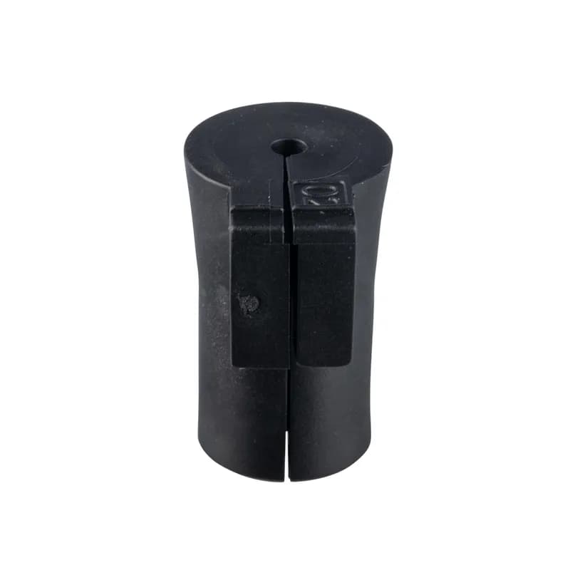 The Cable Entry Systems offer a safe, organized method to transition cable and hoses through enclosures and electrical equipment, providing strain relief while maintaining IP/NEMA ingress sealing ratings. The CEG-02X1 is a small Cable Entry Grommet with one opening and is for cable diameters 0.08" (2.0 mm) to 0.12" (3.0 mm). Color is Black TPE and the Standard Package Quantity is 12 PC.