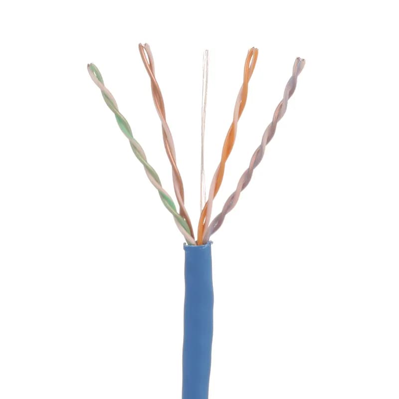 The TX5e Cat 5e U/UTP Riser copper cable is constructed of 24 AWG copper conductors with HDPE insulation. The copper conductors shall be twisted in pairs. All four pairs shall be covered by a flame retardant PVC (CMR), Red jacket. Packaged 1000 ft./305m in an easy payout carton.