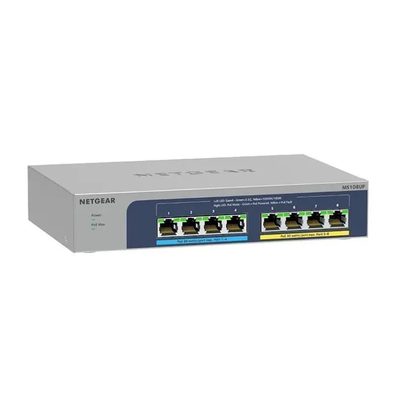 NETGEAR MS108UP100NAS - 8PT POE++ MULTIGIG UM SWCH