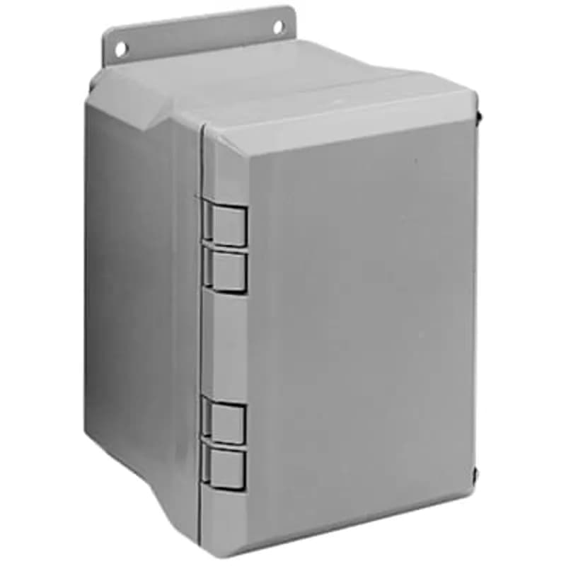ABB - Installation Products NH884 - Circuit Safe Polycarbonate NEMA Enclosure Assembly with hidden-hinge opaque cover, 8 Inches x 8 Inches x 5 Inches