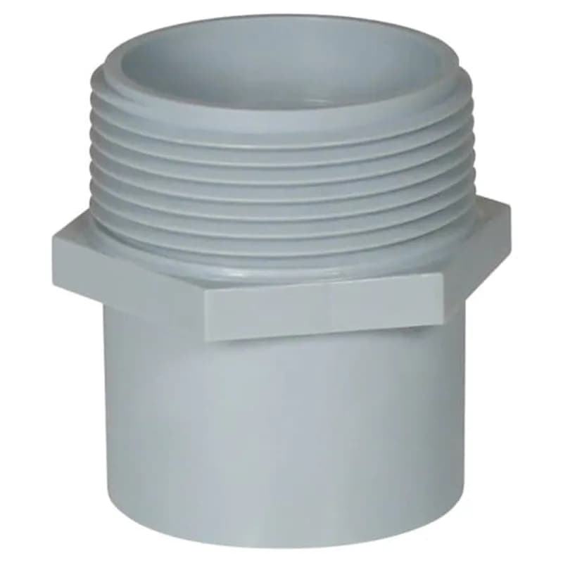 ABB - Installation Products E920E - 3/4 inch PVC conduit repair male threaded adapter.