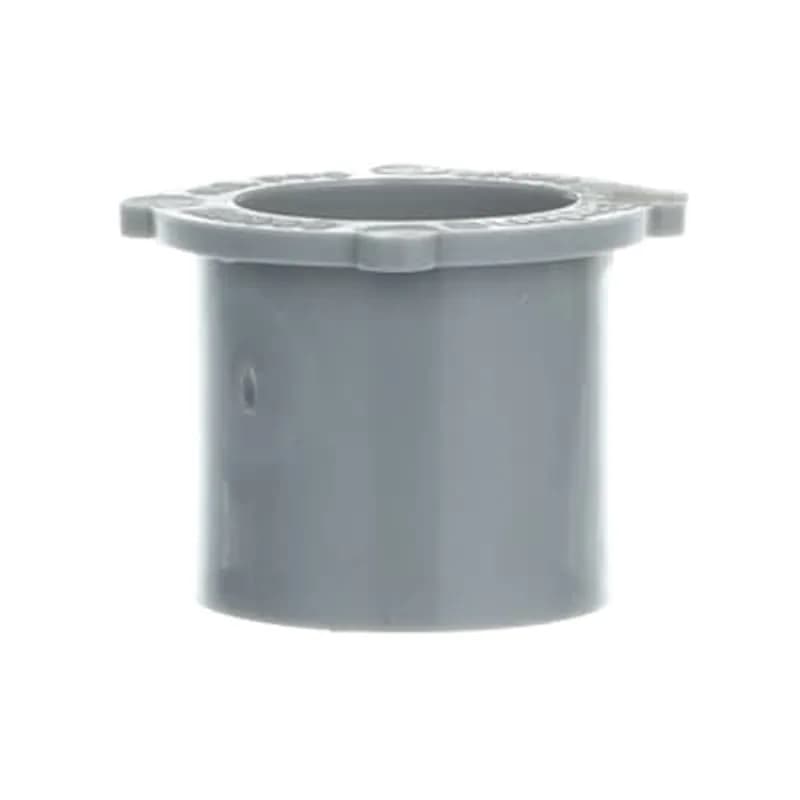 Reducer Bushing, Size 1 Inch x 3/4 Inch, Length 1-1/64 Inch, Material PVC, Color Gray, For use with Schedule 40 and 80 Conduit, Pack of 100