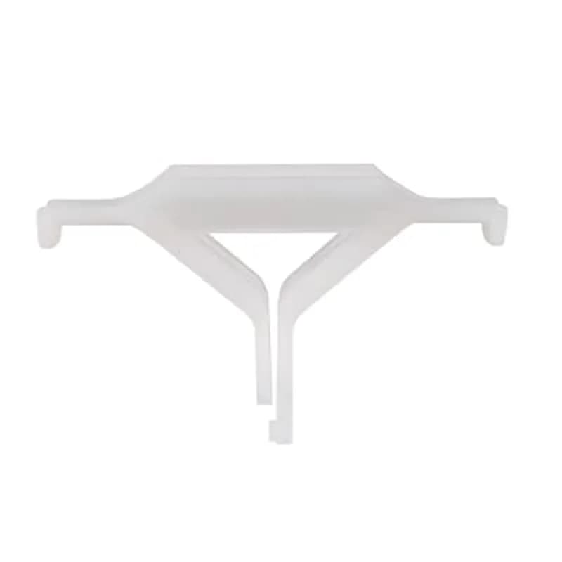 Bulkhead Mounting Base, Natural Nylon for Temperatures up to 85 Degrees Celsius (185 F), Length of 48mm (1.89 Inches), Maximum Width of 28.32mm (1.115 Inches), Screw Mounting Method, #6 Screw