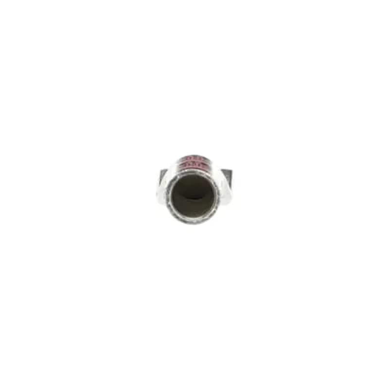 Copper Two-Hole Lug, Long Barrel, Blind End, Max 35kV, Wire Size 1/0 AWG, 1/4 Inch Bolt Size, 3/4 Inch Hole Spacing, Tin Plated, Die Code 42, Die Color Code Pink