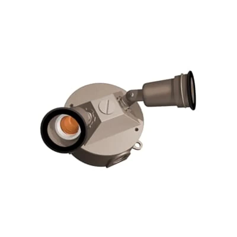 2 Lamp Fixture Round Bronze