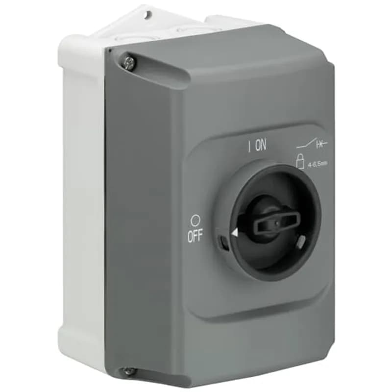 ENCLOSURE, IP65, 3X LOCKABLE, BLK