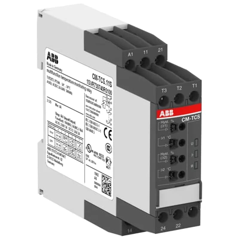 ABB - Electrification 1SVR730740R0100 - CM-TCS.11S TEMPERATURE MON.