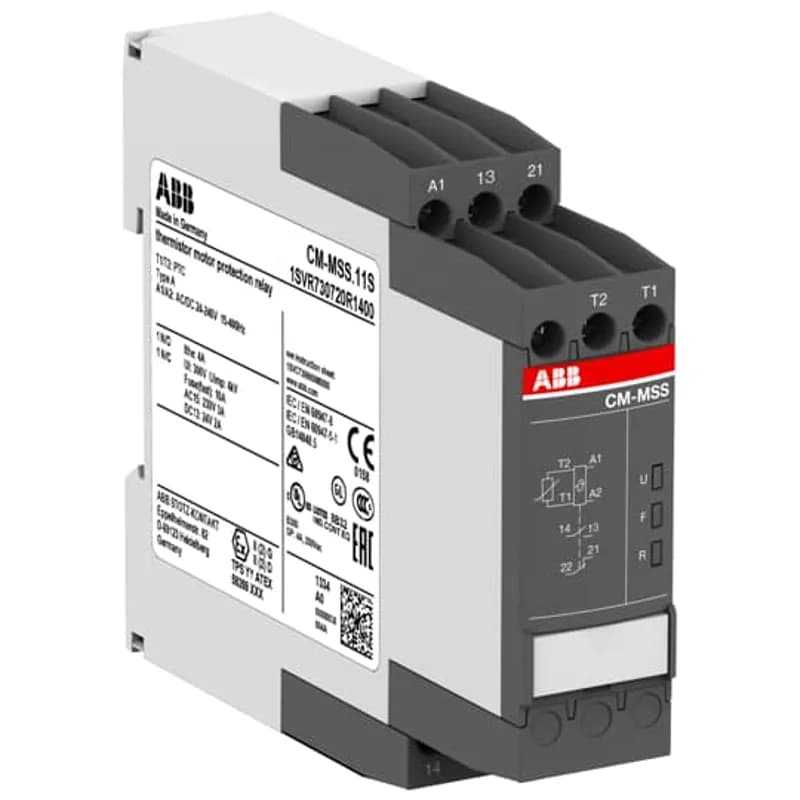 ABB - Electrification 1SVR740720R1400 - CM-MSS.11P THERMISTOR RELAY