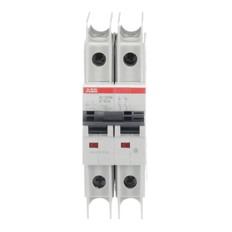 SU202M-K10 Miniature Circuit Breaker K-Char., 10kA, 10A, 2P UL489