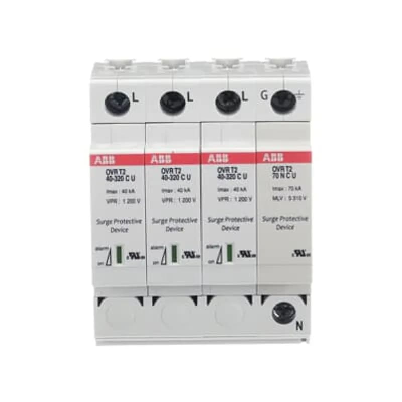 SPD, OVR, 3P+N, 40KA, 320V, PLG