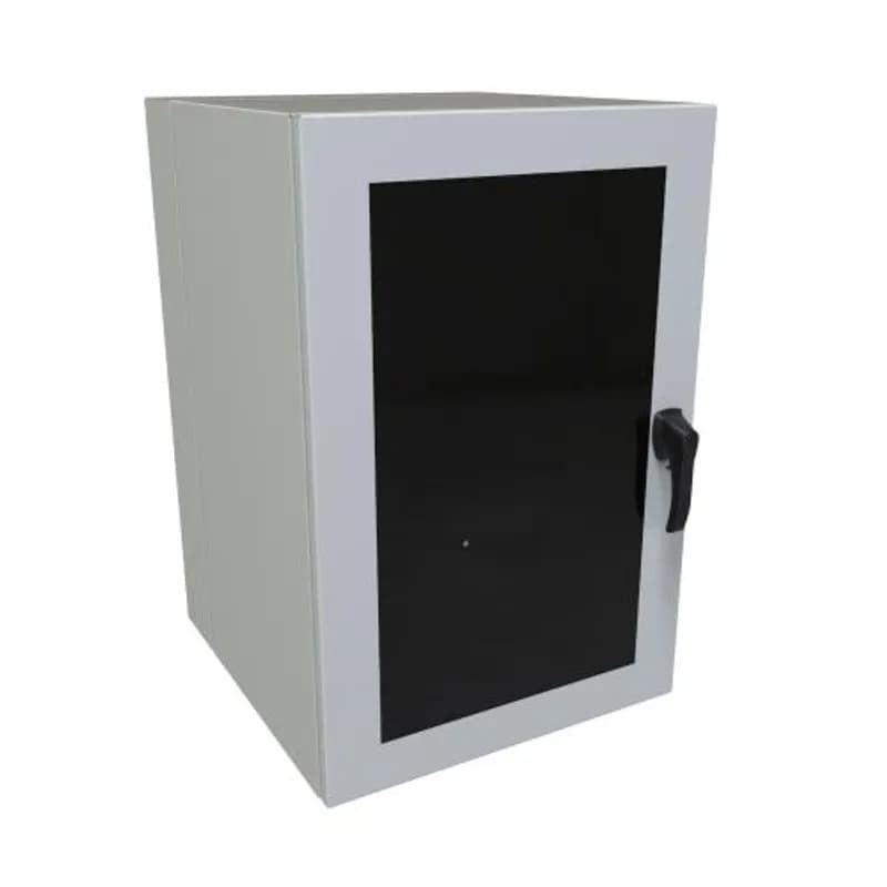 19U 24W 24D N4/12 Eclipse Swing-Out Wall Mount Cabinet w/ Window Door