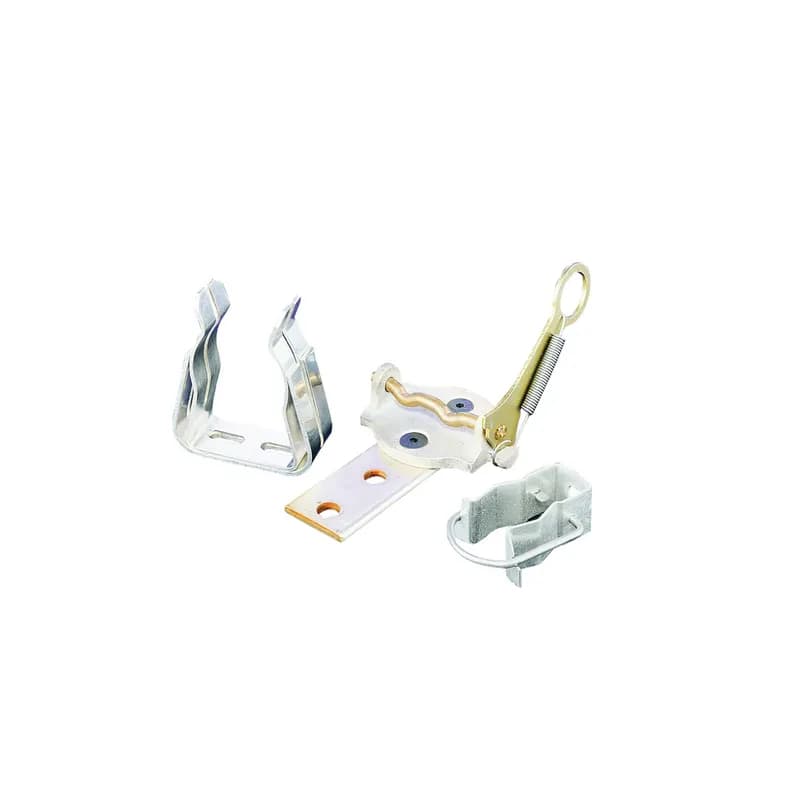 Mounting clips are available for the ferrule style E and R rated medium voltage fuses. Mounting clips may be used with single, double and triple barrel fuses.  All clips are sold in pairs.