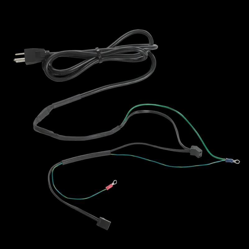 Fan Cords With Inline Thermostat, 6 Foot (1.8M), Black, Copper