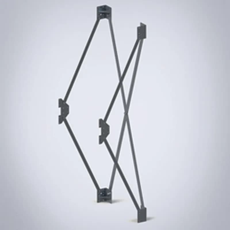 nVent SBK20088 - Seismic Bracket Kit, SBK, 1961x710x735mm, Zinc Plated, Mild Steel