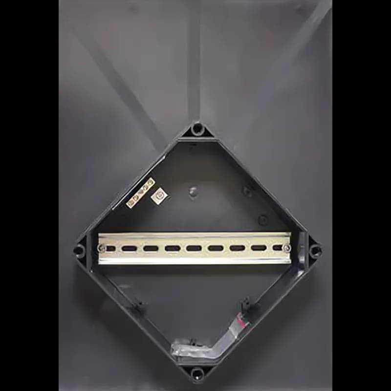 RJ Solar Rooftop Junction Box, 8x8x3.5, Black, Polycarbonate