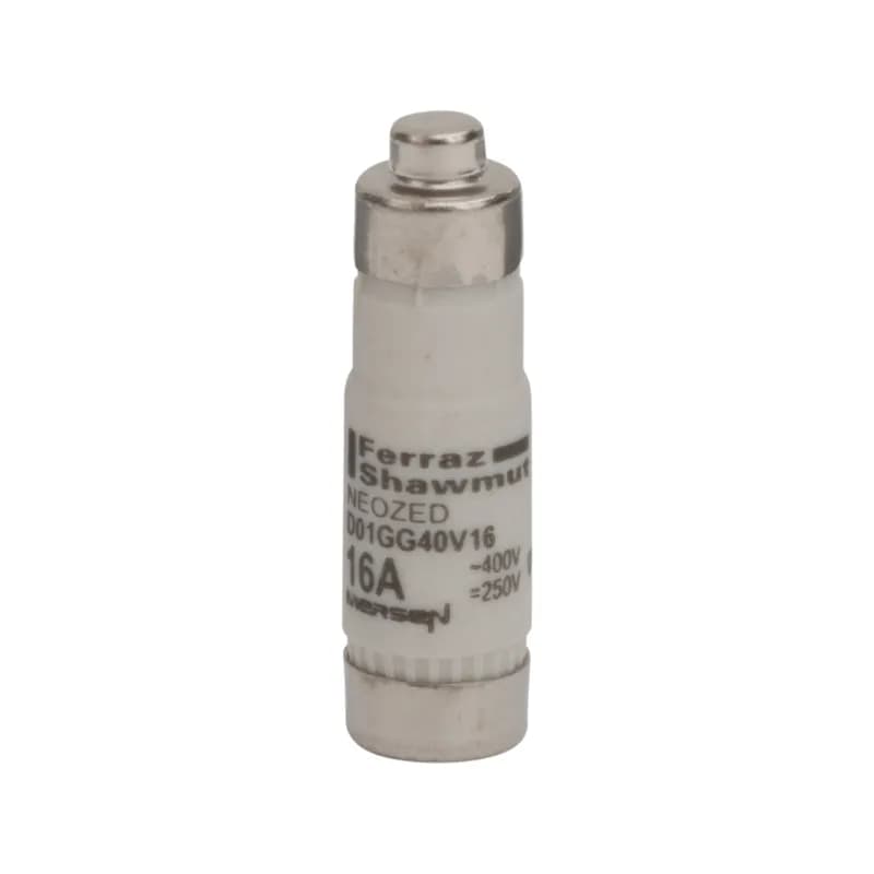 DIN D0 Fuse-link Neozed gG Size D01 400VAC 250VDC 16A Color code Grey Packaging quantity 10