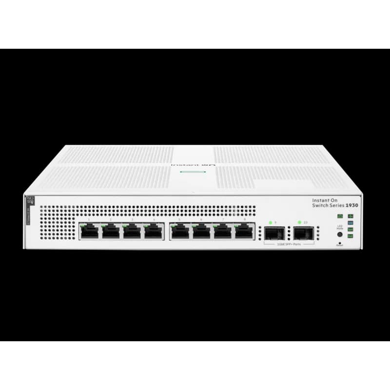 HPE Networking Instant On Switch 8p Gigabit CL4 PoE 2p SFP 124W 1930