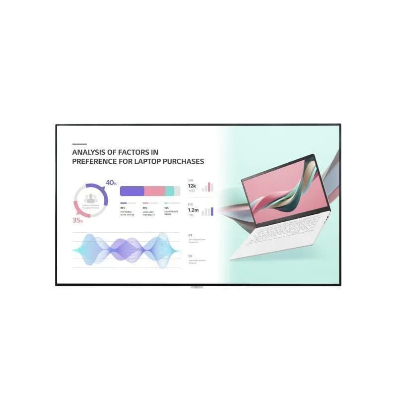 98" UHD, HDMI(2),DP,DVI-D,Audi