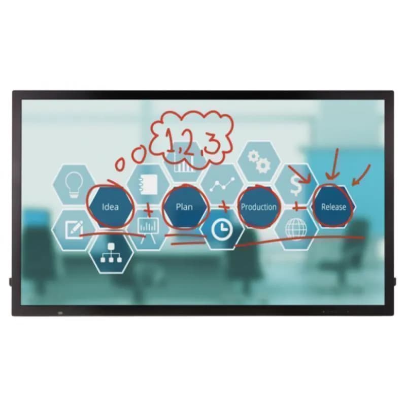 55" UHD, 350nit, HDMI(2), DP,