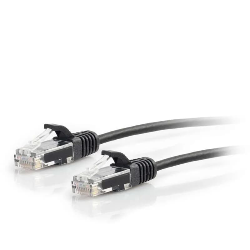 1.5ft/0.46m Cat6 UTP 28awg Bla