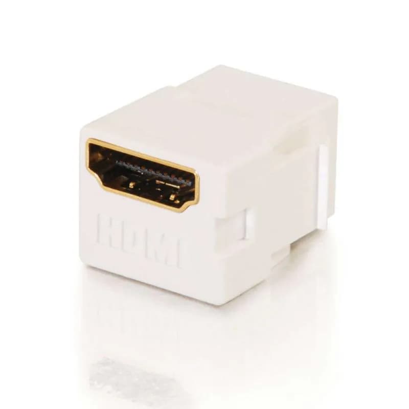 HDMI KEYSTONE JACK - WHITE