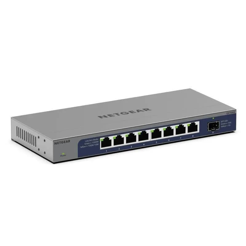 NETGEAR GS108X100NAS - 8PT GIG UM +1P 10G SFP+ UPLINK