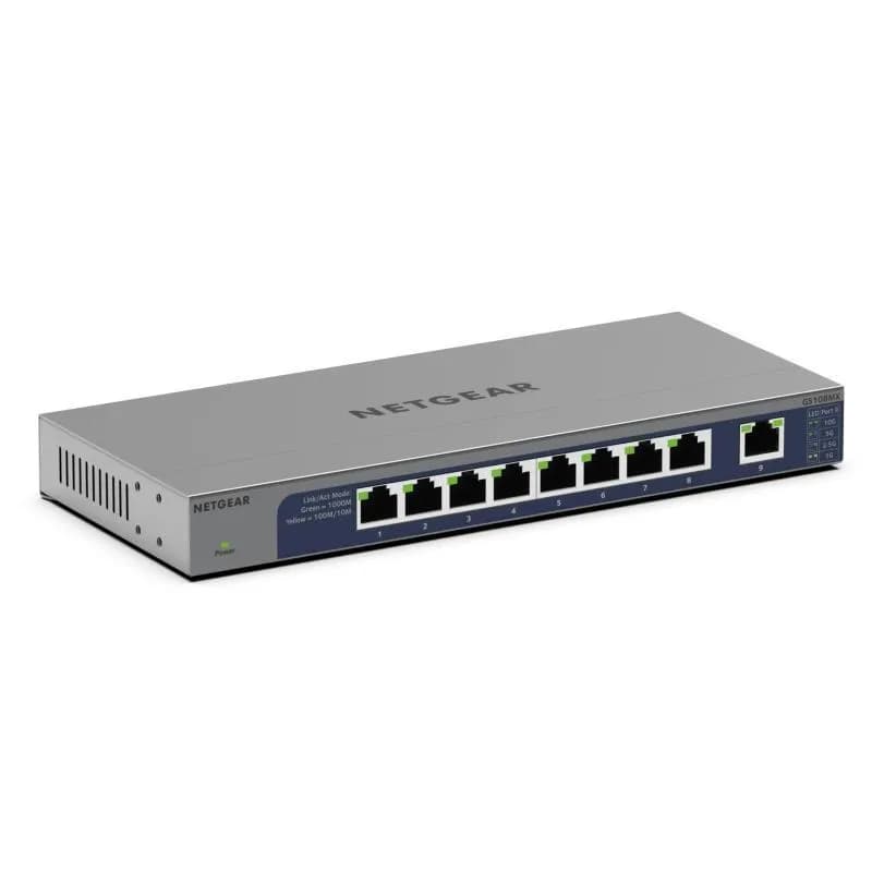 NETGEAR GS108MX100NAS - 8PT GIG UM +1P 10G/MULTI-GIG U
