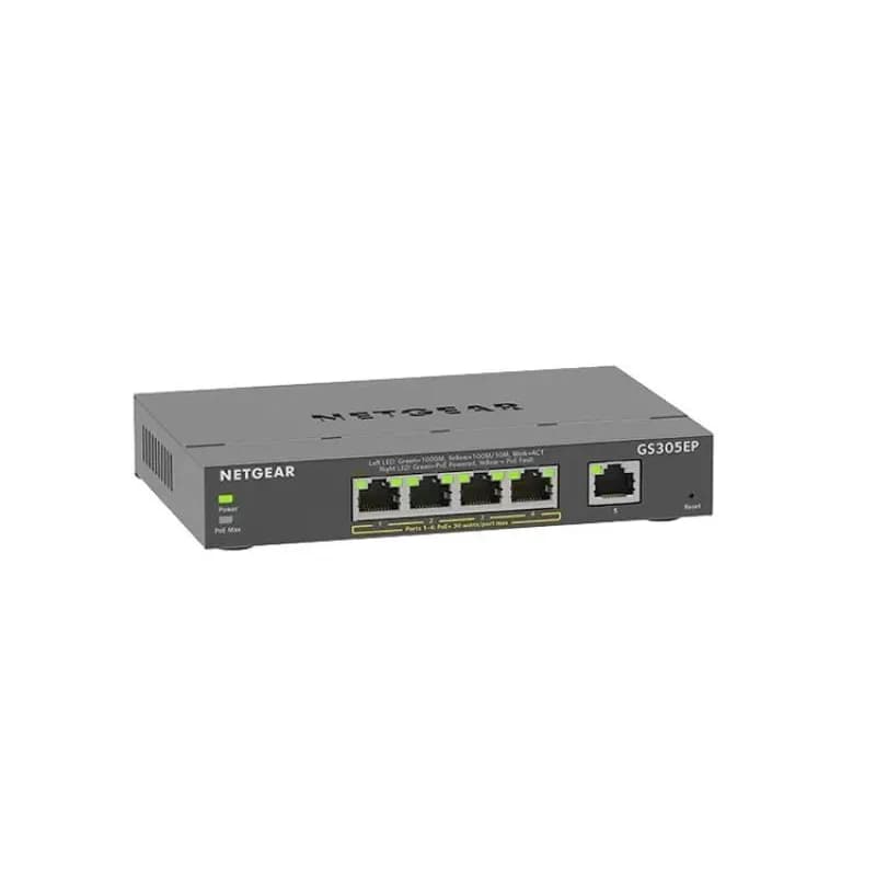 NETGEAR GS305EP100NAS - 5PT GE PLUS SWCH W/ POE+