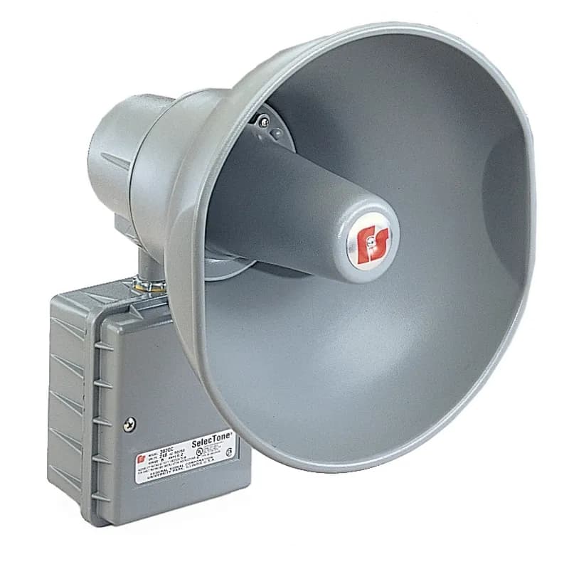 SelecTone 30W Amplified Speaker, UL and cUL, 120VAC, Gray