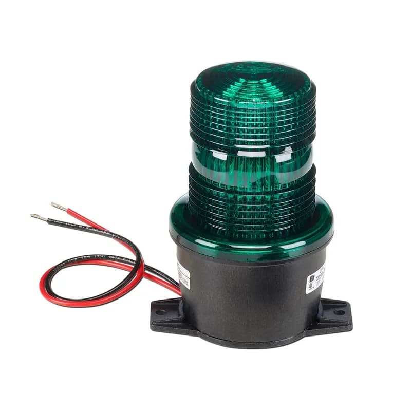 StreamLine Strobe Light, Low Profile, UL and cUL, 120VAC, T-Mount, Green