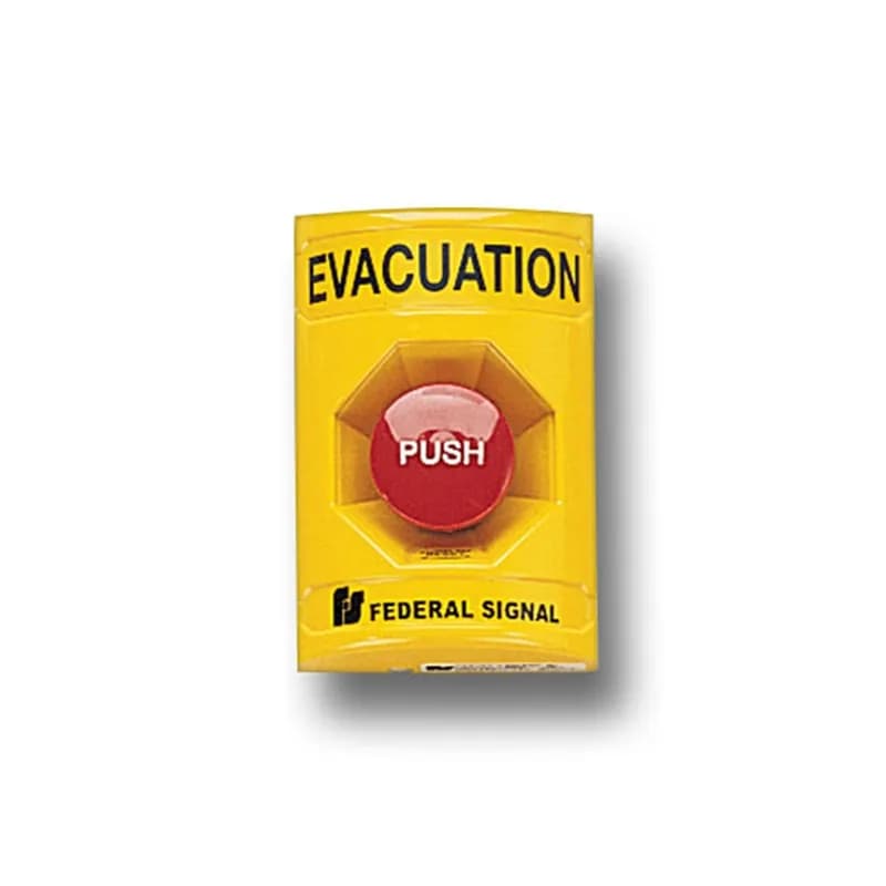 Pull Station, Evacuation, UL and cUL, Yellow
