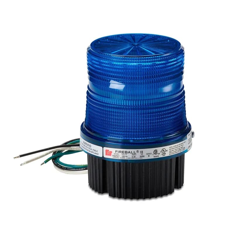 Fireball Strobe Light, Supervised, UL and cUL, 24VDC, Blue