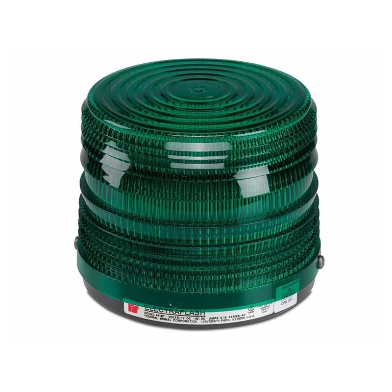 Electraflash Strobe Light, UL and cUL, 24VDC, Green