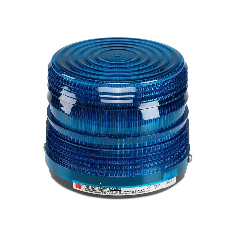 Electraflash Strobe Light, UL and cUL, 24VDC, Blue
