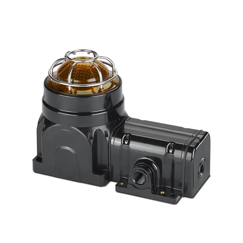 Global Series LED Light, Hazardous Location, UL and cUL CID2, Zone Listed, 24VDC, Ex de Surface Mount, Amber