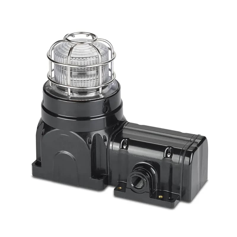 Global Series Strobe Light, Hazardous Location, UL and cUL CID2, Zone Listed, 24VDC, Ex de Surface Mount, 21J, Clear