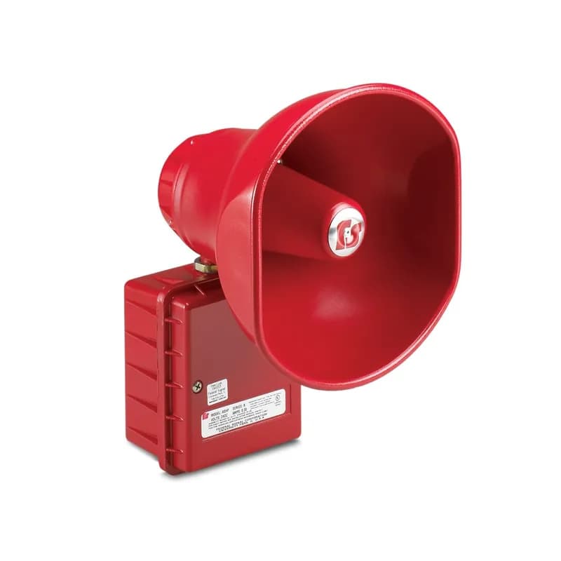 AudioMaster Public Address Speaker, 15W, Hazardous Location, UL and cUL CID2, UL Fire, Red