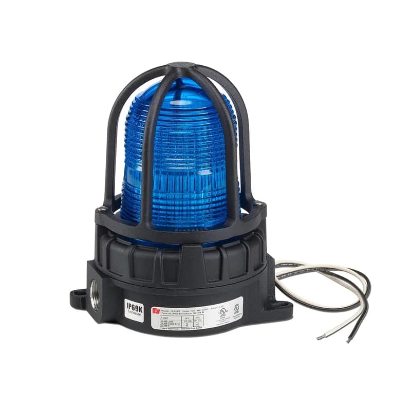 Strobe Light, Supervised, Hazardous Location, UL and cUL CID2, Surface Mount, 12-24VDC, Blue
