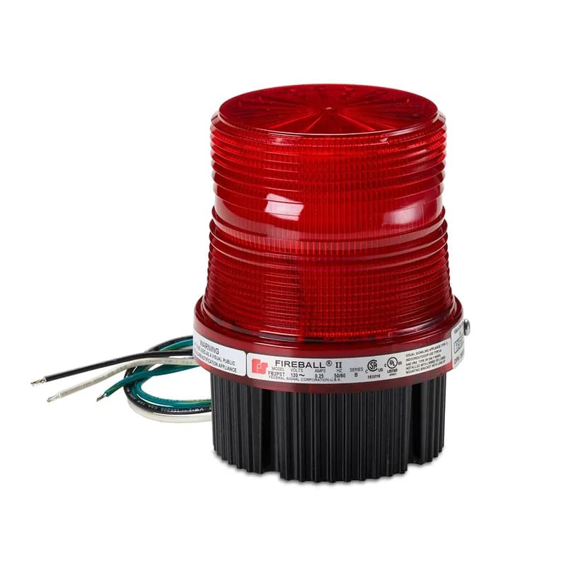 Fireball LED Light, UL and cUL, 12-24VDC, Red