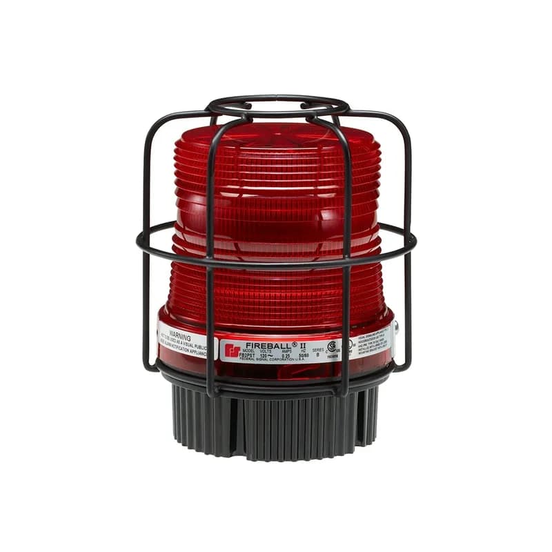 Fireball LED, CIZ2, 12-24VDC, Surface/Pipe Mount, Red