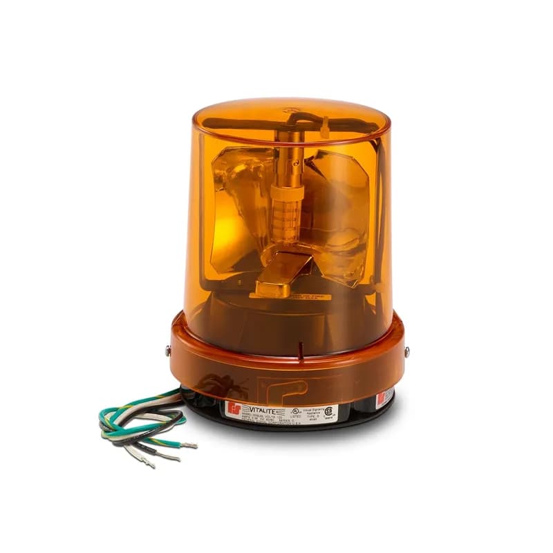 Vitalite, Rotating LED, UL and cUL, 24VDC, Amber