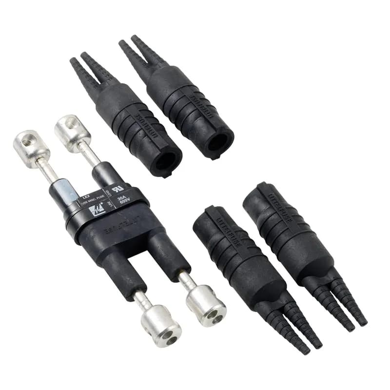 The Littelfuse 600 V in-line watertight fuse holders are the ideal answer for all high humidity and corrosive environments where fuses are required. Available in both breakaway and non-breakaway, single and double pole versions, these fuse holders allow maximum flexibility for any application.
