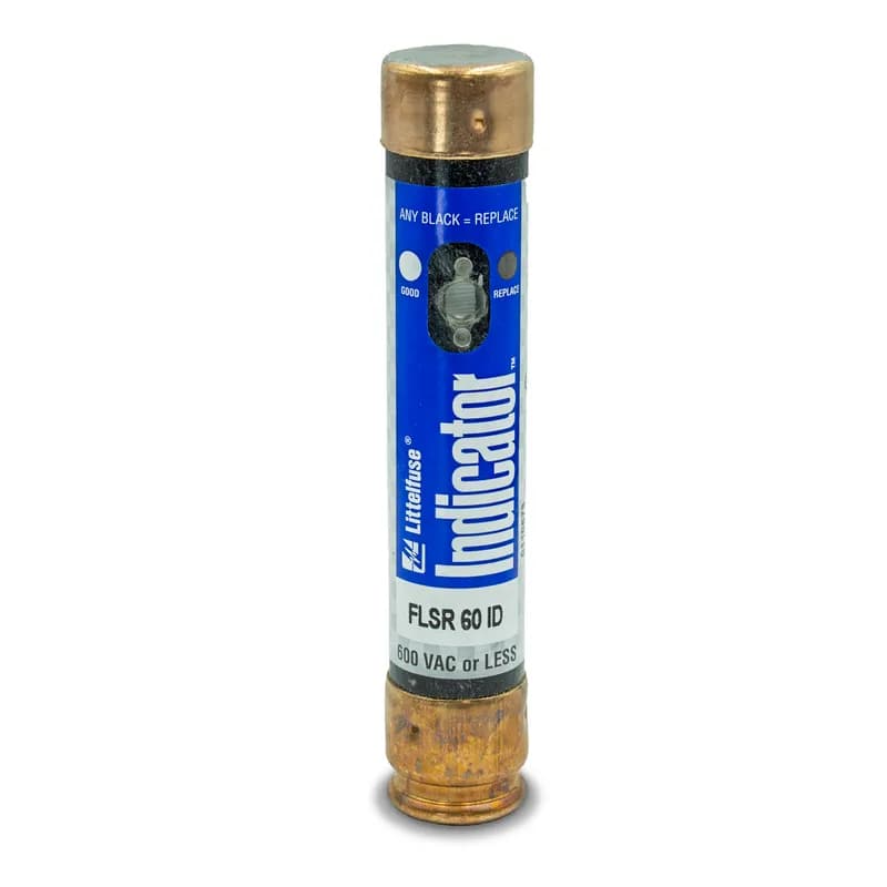 FLSR060ID is a Class RK5 fuse with an ampere rating of 60 and cartridge-style construction.