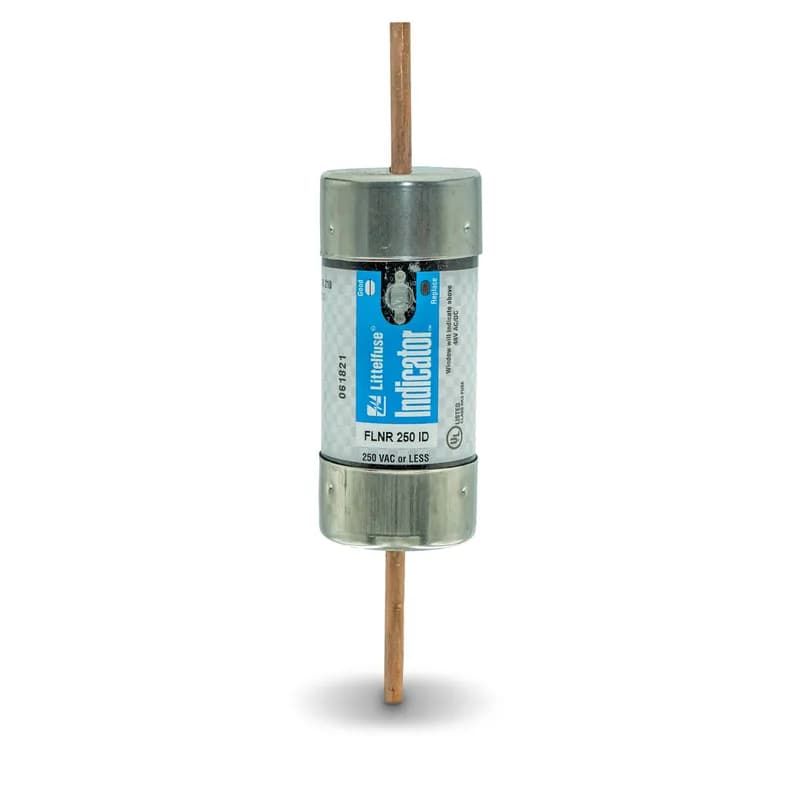 FLNR250ID is a Class RK5 fuse with an ampere rating of 250 and knife-blade-style construction.
