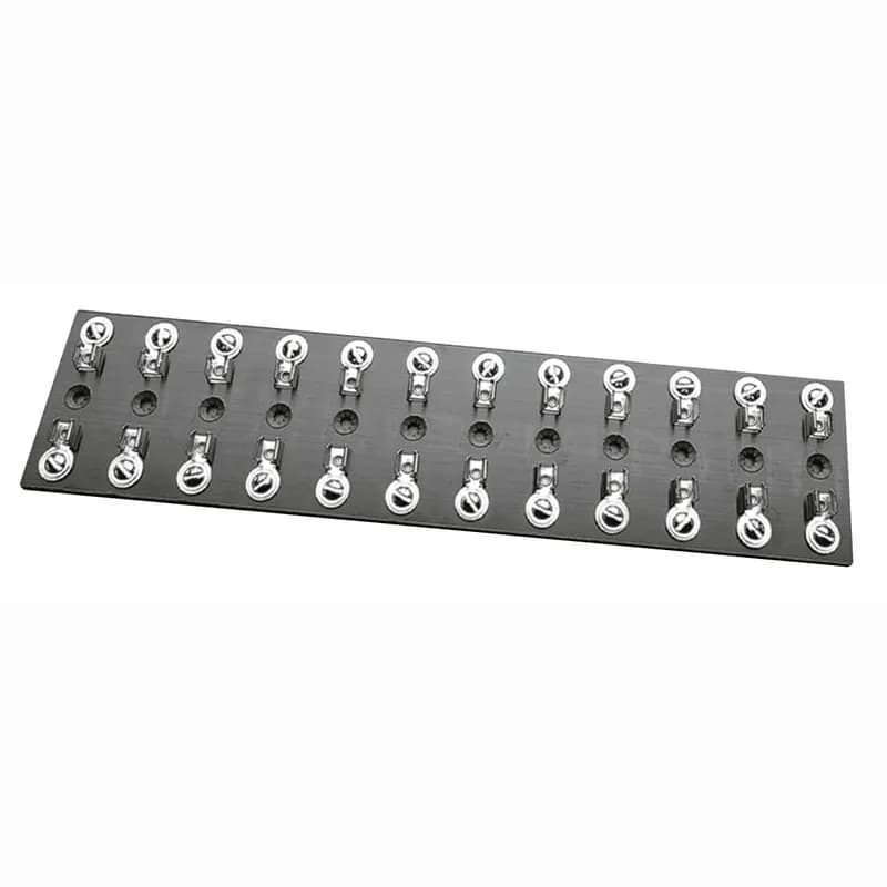 Littelfuse 356012 - 3AG SCREW TERMINALS 12 POLE. Screw Terminal Laminated Base Terminal for 3AG/AB Fuses. Rated at 15 Amp. 600 V AC/DC.