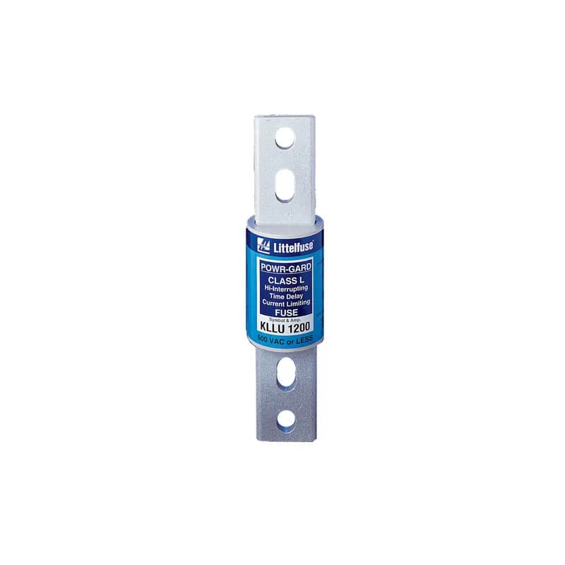 KLLU series UL Listed, time-delay, Class L are quality fuses in every sense of the word. They were developed to provide a somewhat lower priced alternate to the POWR-PRO™ KLPC series fuses. KLLU series fuses meet or exceed all UL requirements for Class L fuses. For superior protection and performance, specification-grade POWR-PRO™ KLPC series fuses are the recommended fuses.