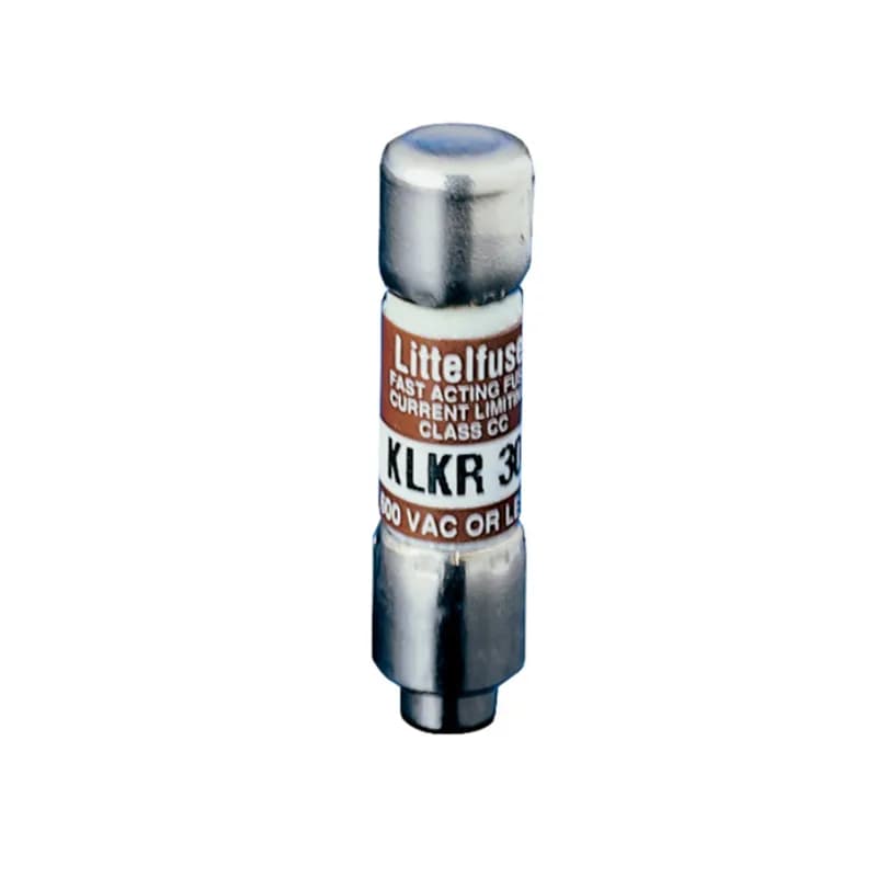 KLKR025 is a Class CC fuse with an ampere rating of 25.